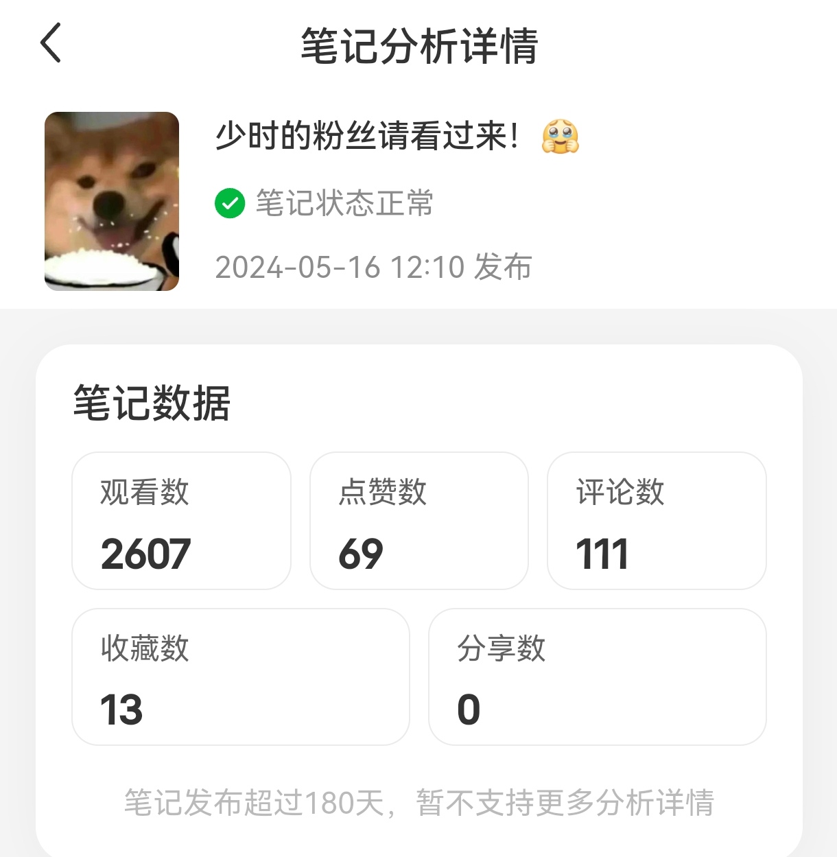 早期笔记后台数据